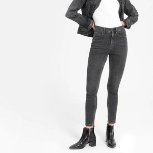 EVERLANE Gray High Rise Skinny Jeans